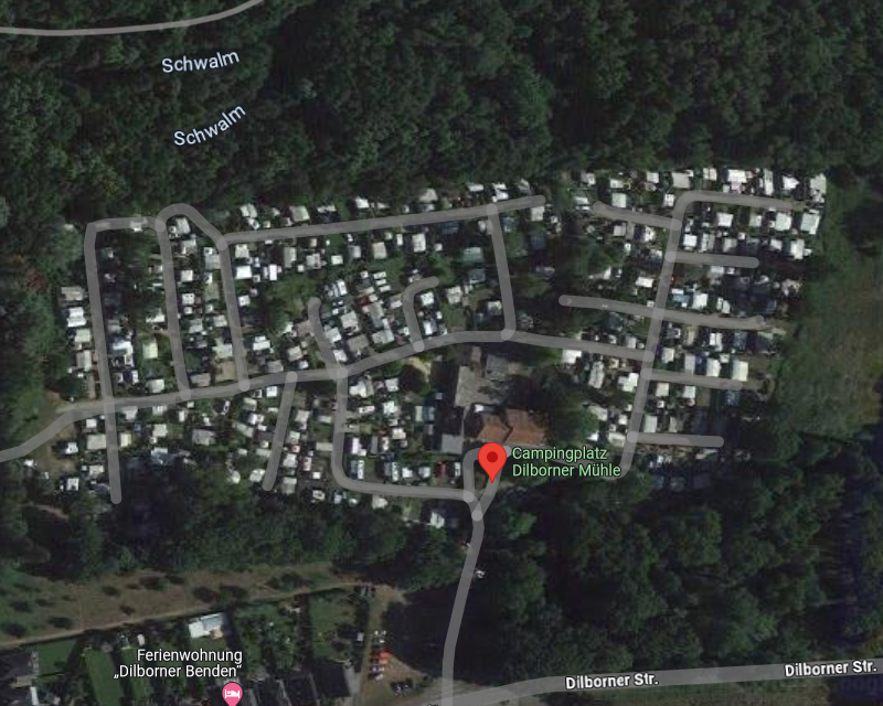 Campingplatz Dilborner Muehle am Dahmensee in Brueggen