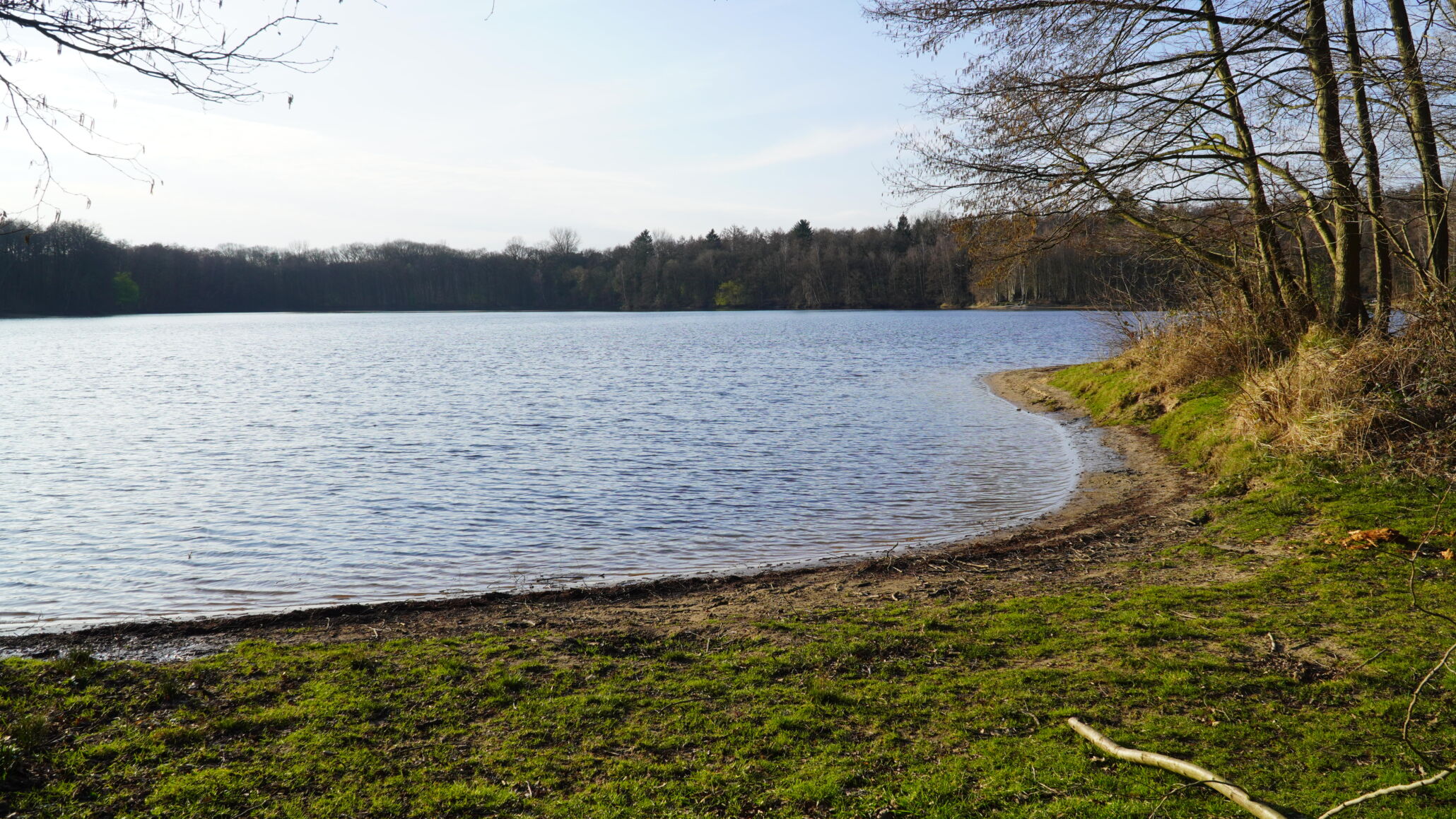am see in brüggen wandern und am Campingplatz