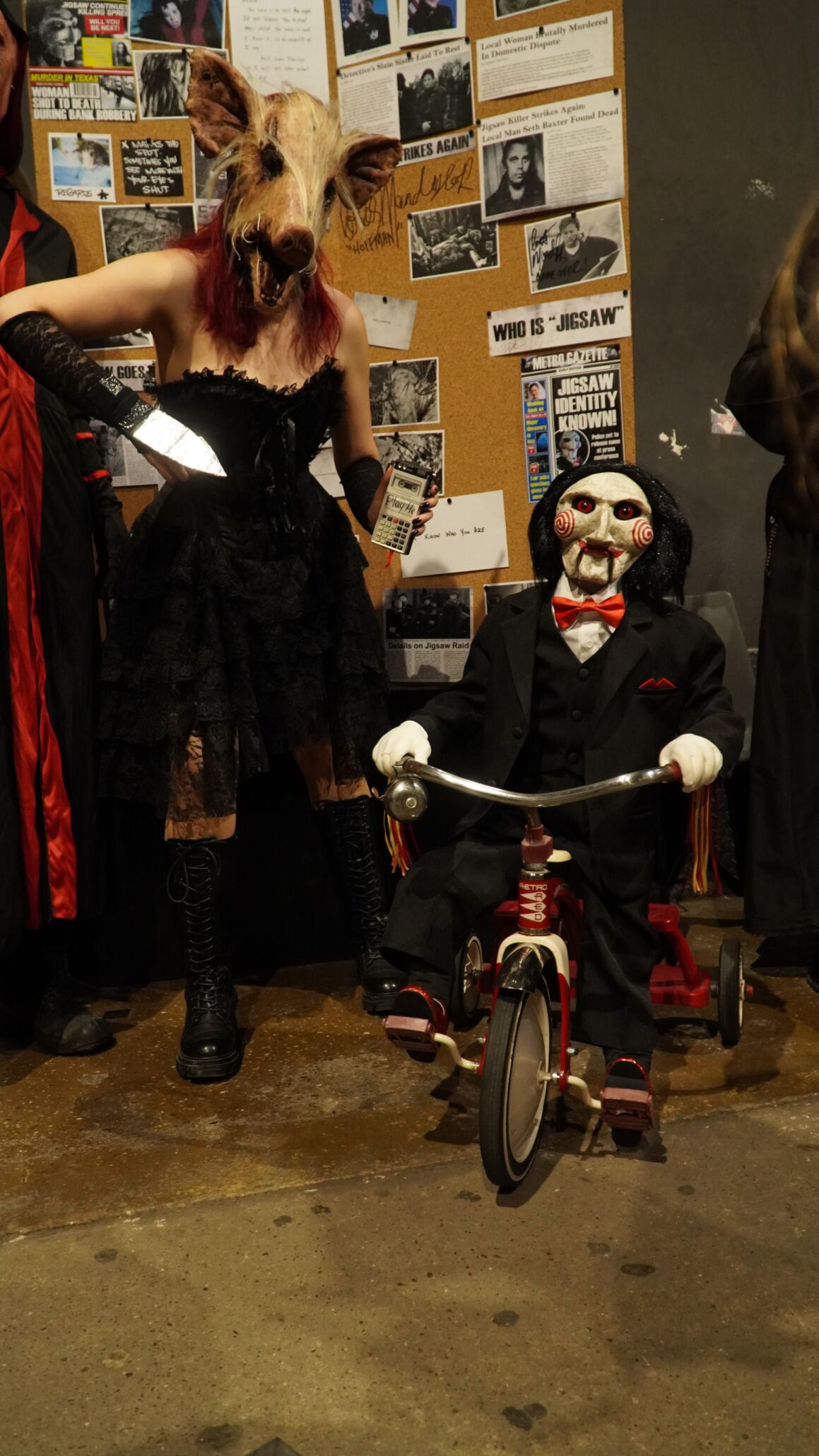 jacky-cosplay-Jigsaw Schwein Kostüm, Cosplay, SAW, Horror