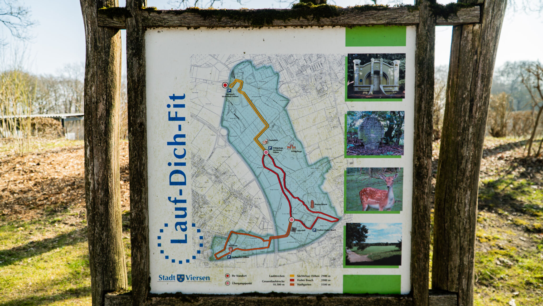 Süchtelner Höhen Wanderwege und Wildgehege -Naturparadies am Niederrhein