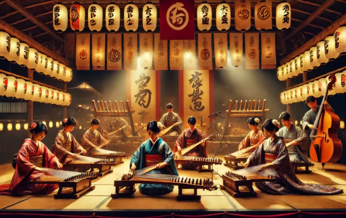 Die Koto-Gruppe des Japanischen Clubs – Japan-Tag
