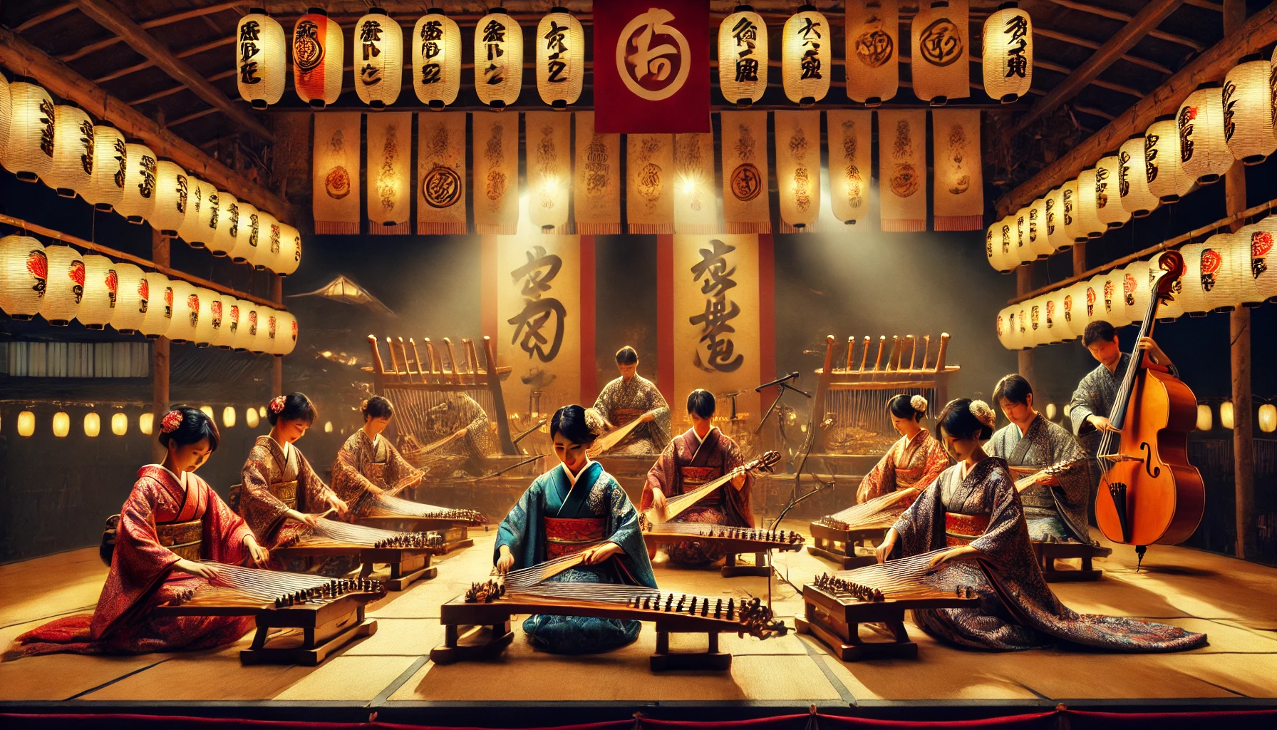 Die Koto-Gruppe des Japanischen Clubs – Japan-Tag